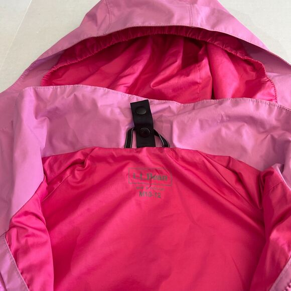 L.L. BEAN, Kid's Fleece Lined 3 in 1 Jacket in Pink, Blue Colorblock, sz 10-12 - Picture 10 of 14